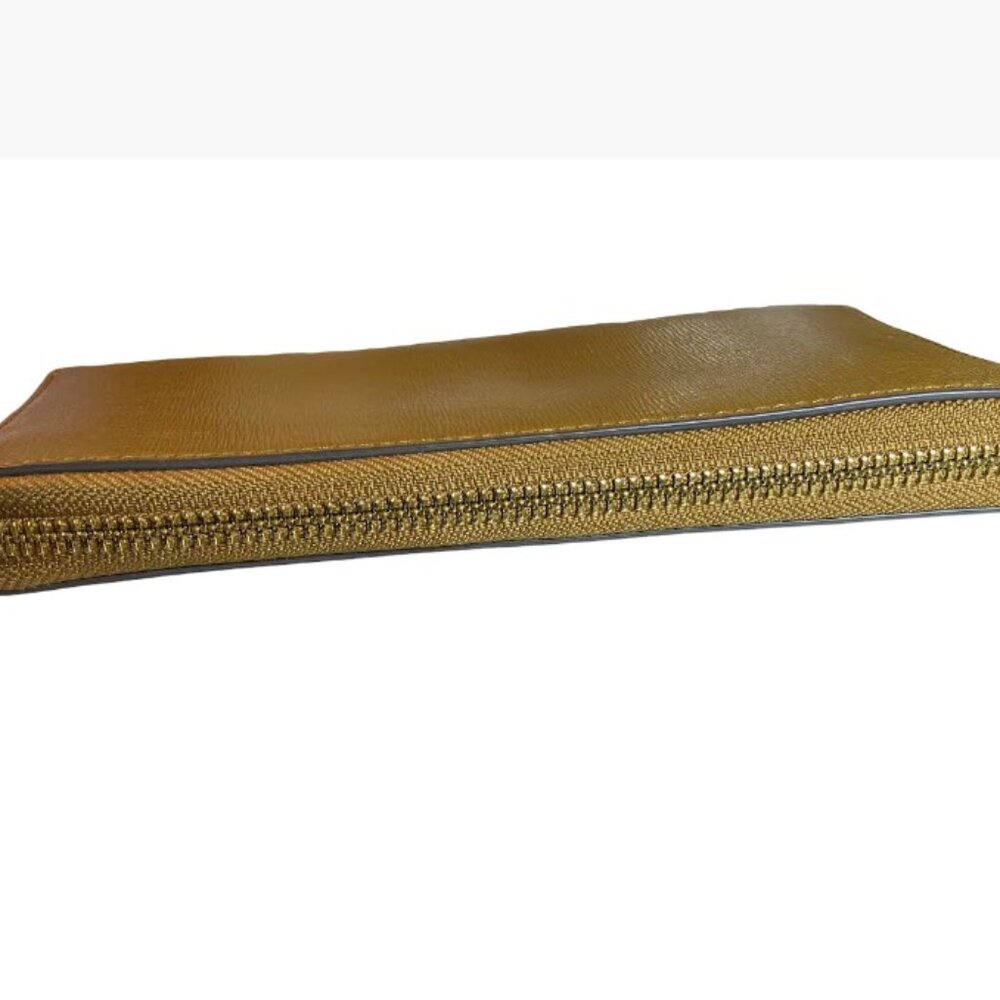 Tory Burch Robinson Zip-Around Continental Wallet Saffiano Leather EUC/Like New - Picture 8 of 10